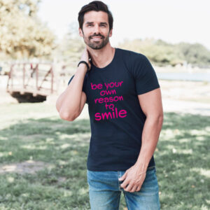 be your own reason to smile ST7000 Unisex Lux T-Shirt